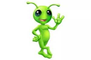 Зеленый инопланетянин картинка