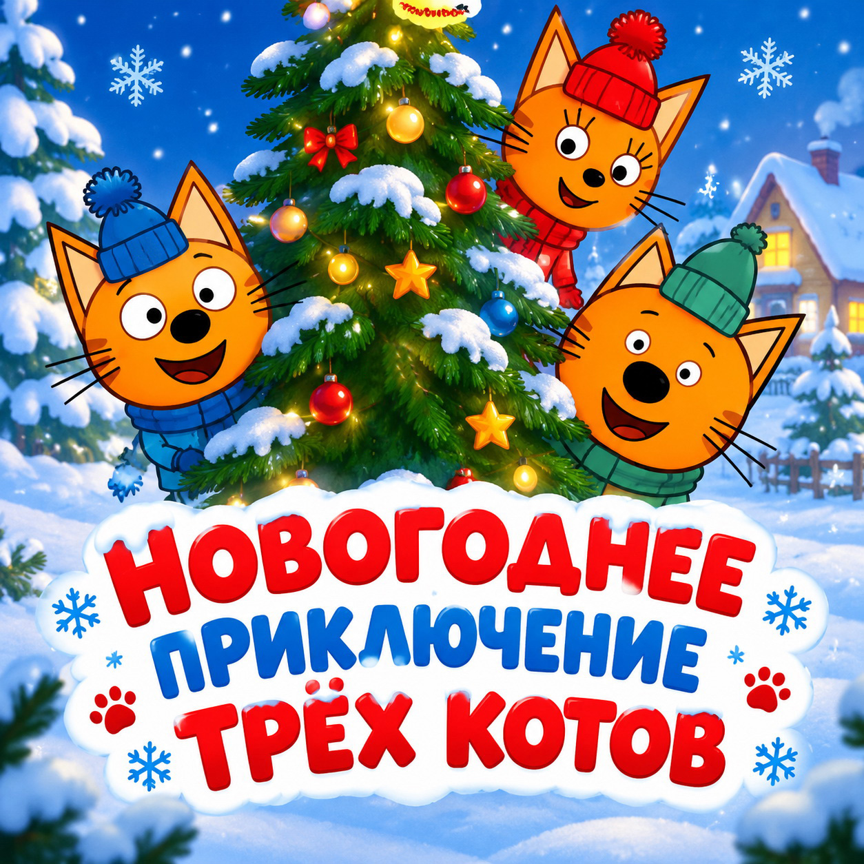 НОВОГОДНЕЕ ПРИКЛЮЧЕНИЕ ТРЁХ КОТОВ